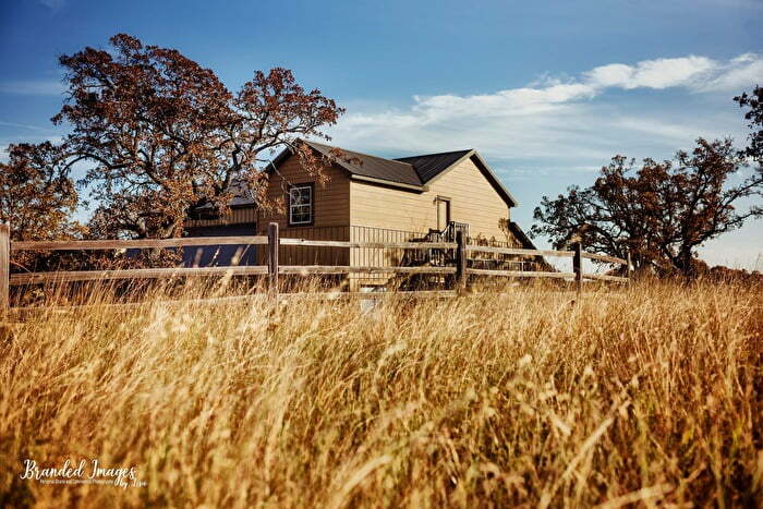 Wheat field around wedding venue in Oklahoma