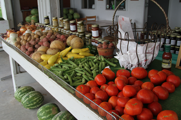 Farmers market produce in Chickasaw Country